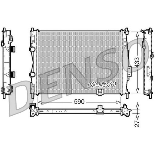 Denso Engine Radiator DRM46019