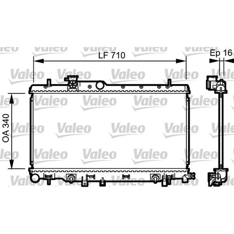 Valeo Engine Radiator 734465