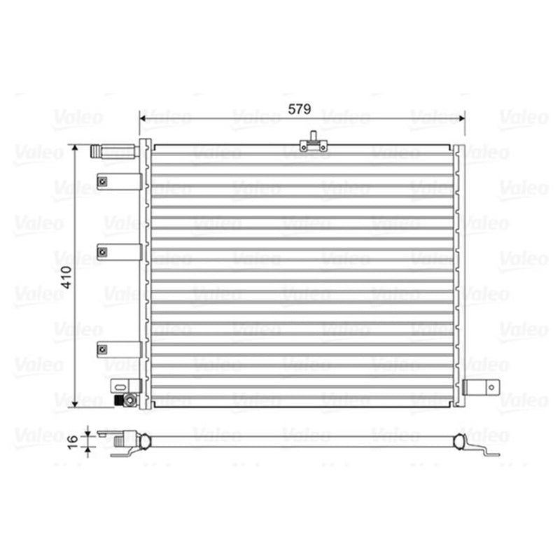 Valeo Air Conditioning Condenser 814490