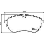 Mintex Front Brake Pad Set MDB4019