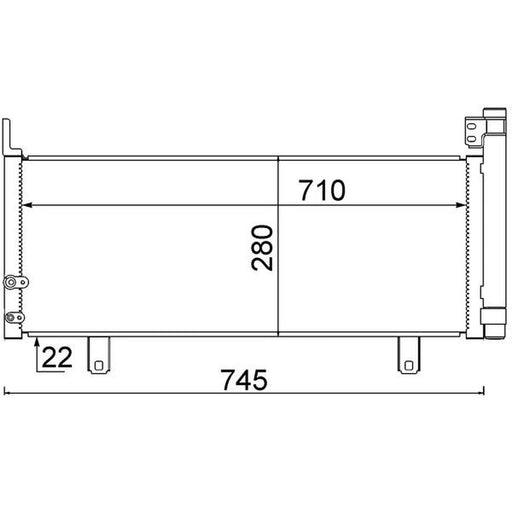 Mahle Air Conditioning Condenser AC 639 000S
