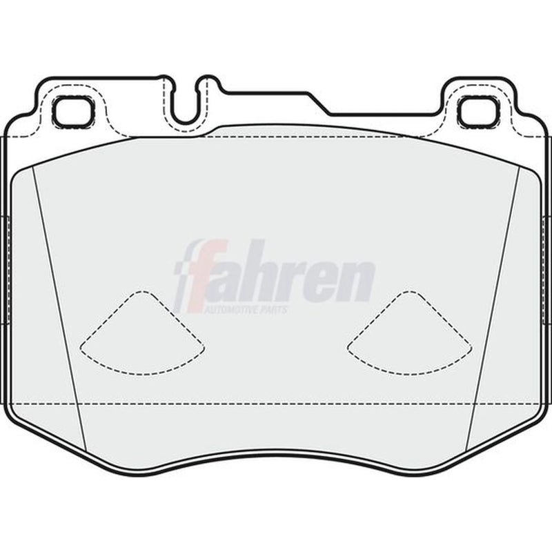Fahren Front Brake Pad Set fits Mercedes-Benz C-Class 2014-2023