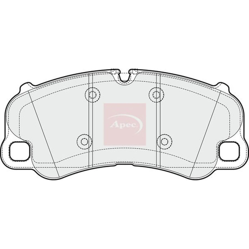 Apec Front Brake Pad Set PAD2019