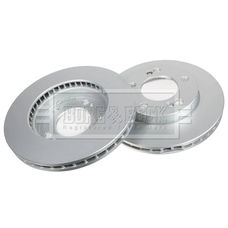 Borg & Beck 2 x Vented Front Brake Discs BBD4681-x2