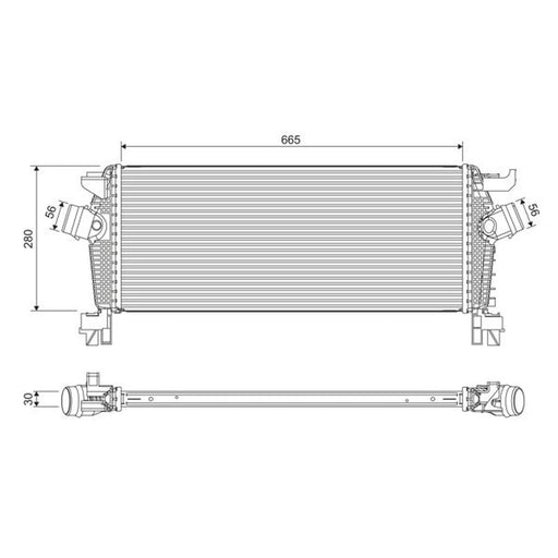 Valeo Intercooler (Charge Air Cooler) 818396