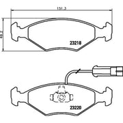 DON Front Brake Pad Set PCP1588
