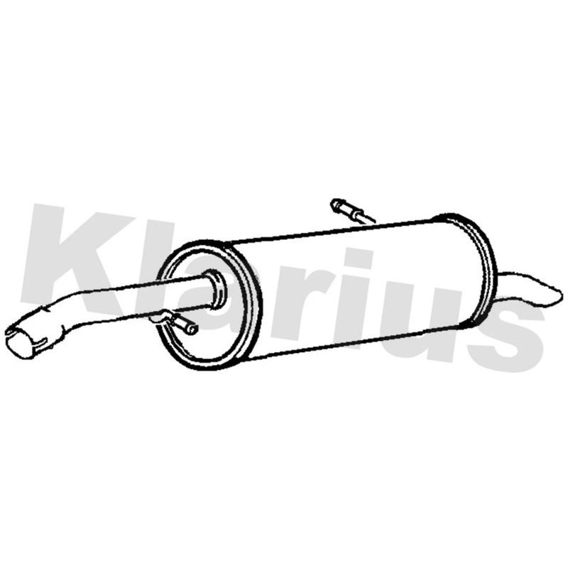 Klarius Box With Tail Pipe Rear PG798A