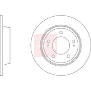 Apec 2 x Solid Rear Brake Discs DSK3381-x2