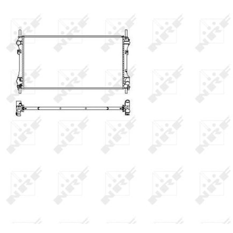 NRF Engine Radiator 509697