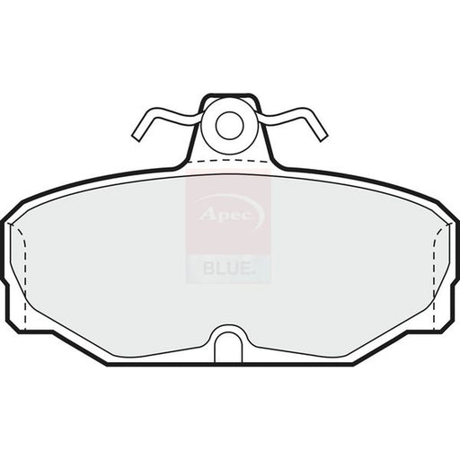 Apec Rear Brake Pad Set PD4288