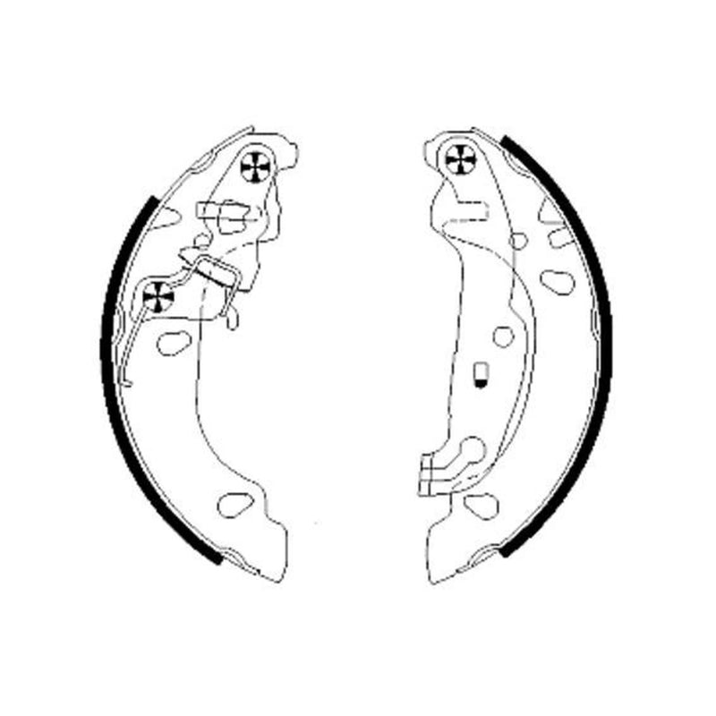 Textar Brake Shoe Set Axle Kit 91060000