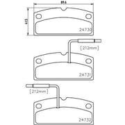 Mintex Front Brake Pad Set MDB2993