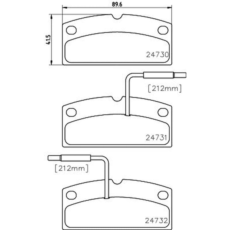 Mintex Front Brake Pad Set MDB2993