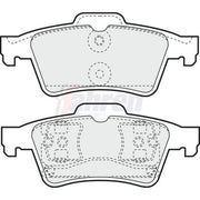 Fahren Rear Brake Pad Set fits Nissan Primera 2002-2008 1.6 1.8 1.9 2.0 2.2