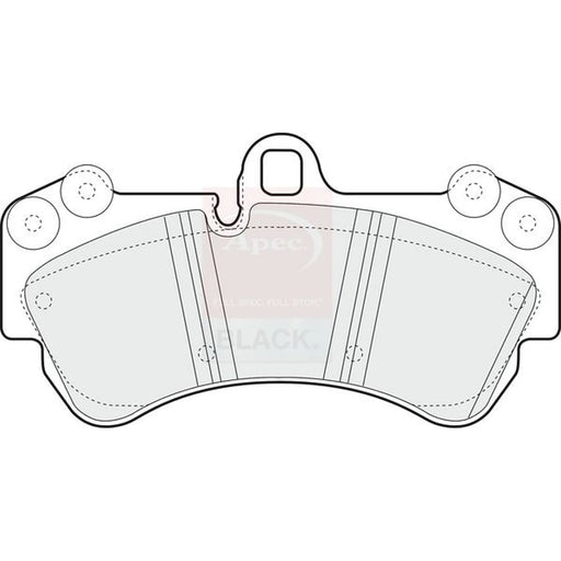 Apec Front Brake Pad Set PAD1314B