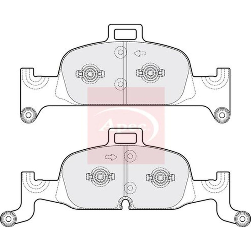 Apec Front Brake Pad Set PAD2133