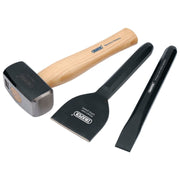 Draper Builders Kit with Hickory Handle (3 Piece) 26120 Draper  - Town Parts