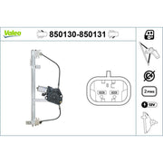 Valeo Electric Window Regulator Lifter Right Front 850131