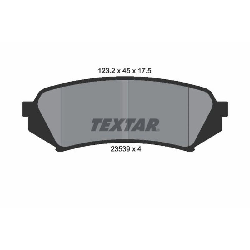 Textar Rear Brake Pad Set 2353902