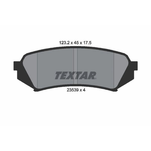 Textar Rear Brake Pad Set 2353902