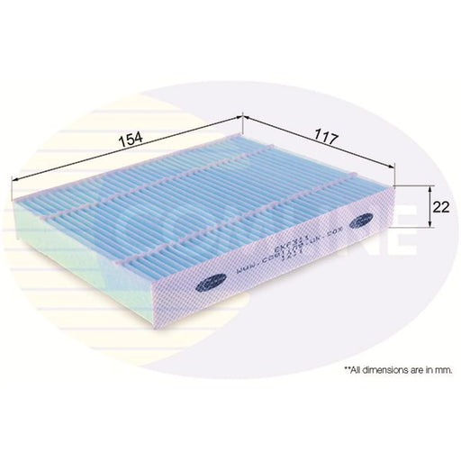 Comline Cabin Air Filter (Pollen Filter) EKF311