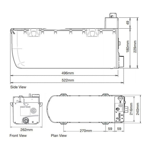 Whale Expanse Onboard Water Heater Gas and Electric with Flue Kit - Whale - Van Life Living