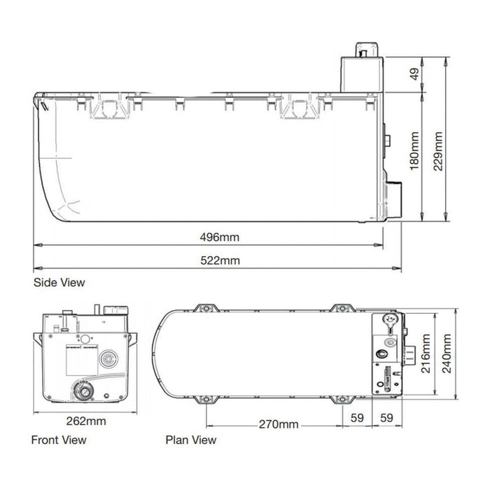 Whale Expanse Onboard Water Heater Gas and Electric with Flue Kit - Whale - Van Life Living