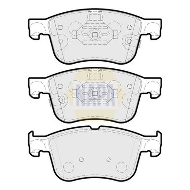 NAPA Front Brake Pad Set NBP1674
