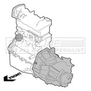First Line Engine Mount Mounting FEM3962