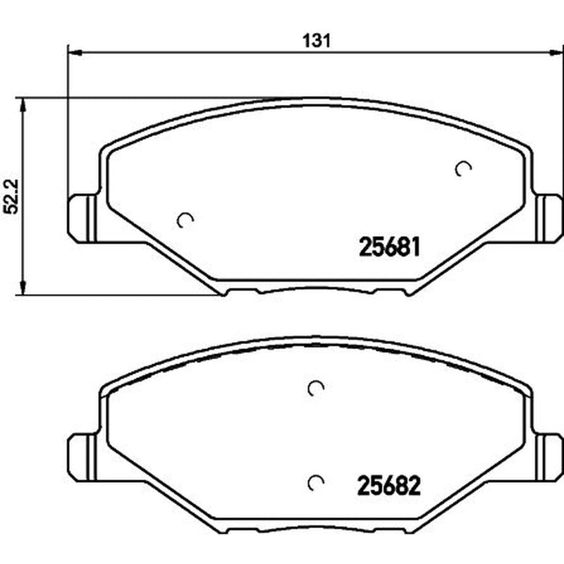 DON Front Brake Pad Set PCP1156