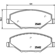 Mintex Front Brake Pad Set MDB3300