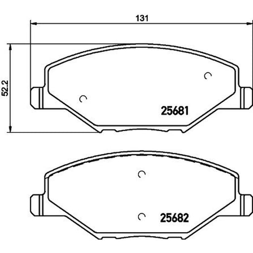 DON Front Brake Pad Set PCP1156