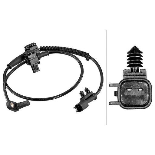 Hella ABS Wheel Speed Sensor Rear 6PU 358 218-971
