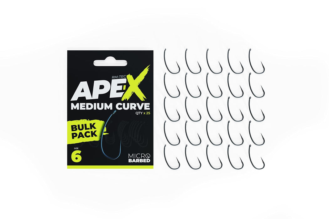 RidgeMonkey Ape-X Medium Curve Barbed size 6 Bulk Pack - RidgeMonkey - Van Life Living