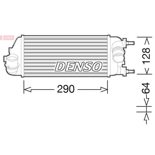 Denso Intercooler (Charge Air Cooler) DIT09115