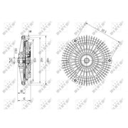 NRF Radiator Fan Clutch 49627