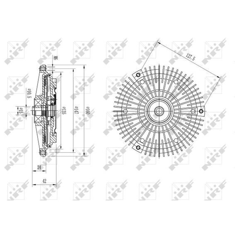 NRF Radiator Fan Clutch 49627
