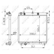 NRF Engine Radiator 50429