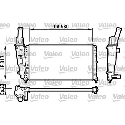 Valeo Engine Radiator 732705