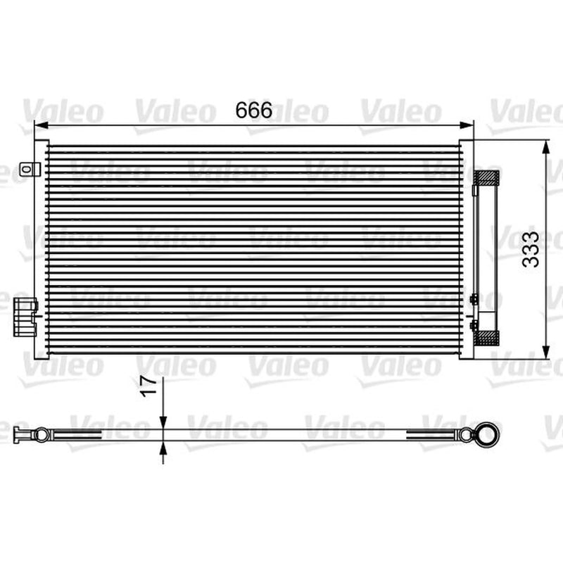 Valeo Air Conditioning Condenser 814111