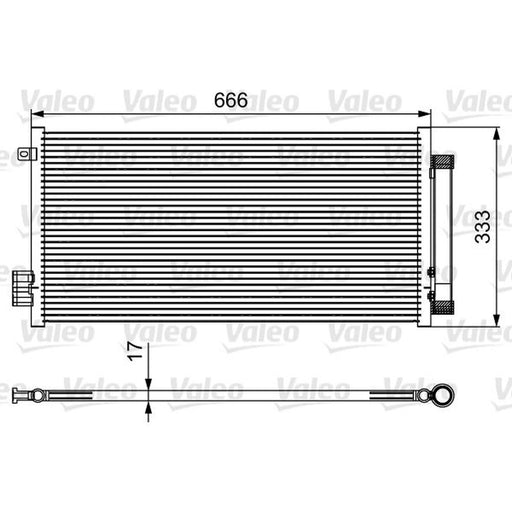 Valeo Air Conditioning Condenser 814111