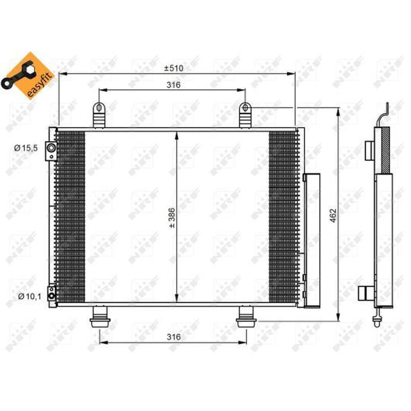 NRF Air Conditioning Condenser 35944