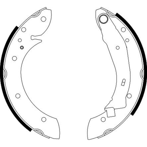 Mintex Brake Shoe Set Axle Kit MFR409