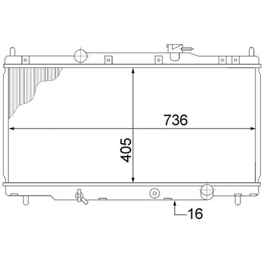 Mahle Engine Radiator CR 1459 000S