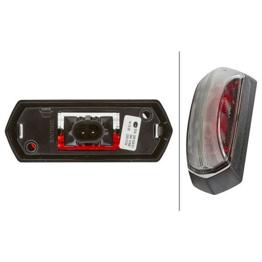 Hella Lamp Pour White/Red MD24 2XS Lateral Mounting 2XS 205 020-011 5802059927