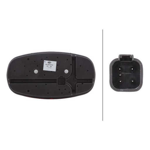 Hella Tail Light / Lamp R10W Right 2VP 343 640-041