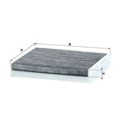 MANN-FILTER Cabin Air Filter (Pollen Filter) below the CUK 24 026
