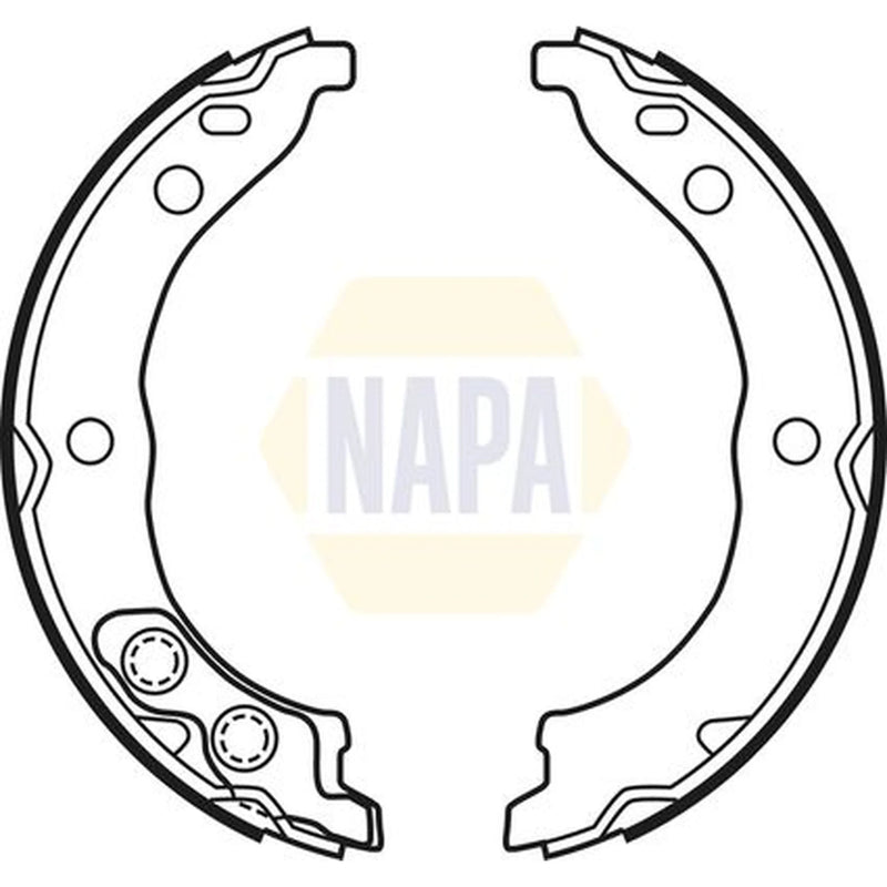 NAPA Parking Brake Shoe Set NBS5020