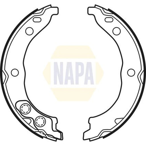 NAPA Parking Brake Shoe Set NBS5020