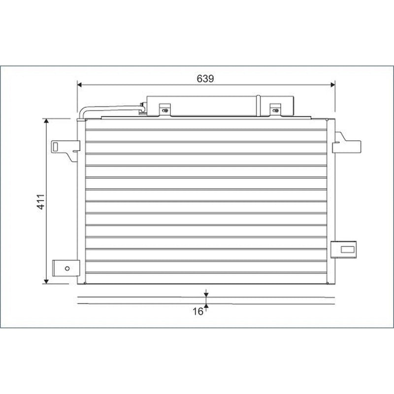 Valeo Air Conditioning Condenser 814249